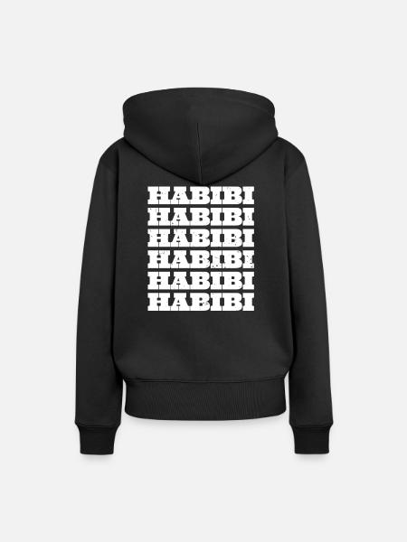 Habibi - Frauen Premium Bio Hoodie - Schwarz