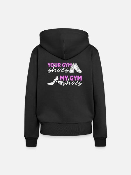 Ballet Ballerina Pole Dancer Line Dance Tap Dance - Frauen Premium Bio Hoodie - Schwarz
