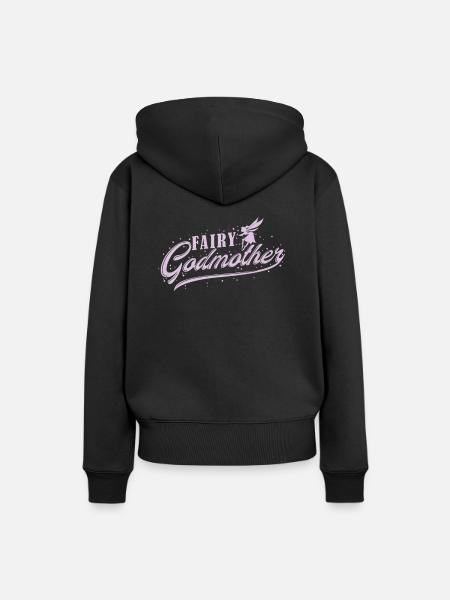 Fee Fairy Godmother - Frauen Premium Bio Hoodie - Schwarz