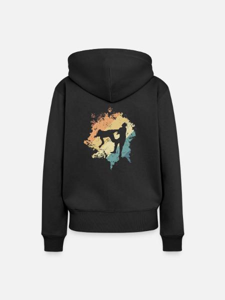 Pro Wrestling Show Kampf - Frauen Premium Bio Hoodie - Schwarz