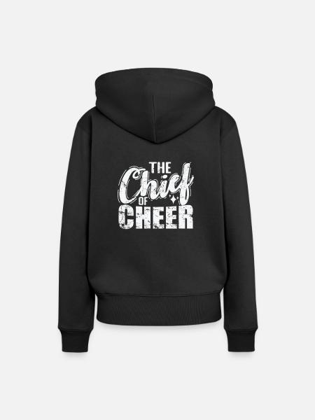 The Chief of Cheer - Frauen Premium Bio Hoodie - Schwarz