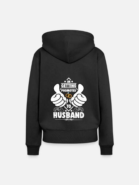 Bräutigam - Frauen Premium Bio Hoodie - Schwarz