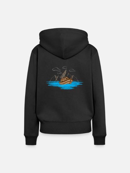 Arche Noah - Frauen Premium Bio Hoodie - Schwarz