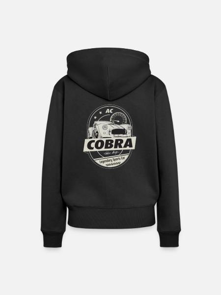 AC Cobra - Sportscar - Emblem Geschenk - Frauen Premium Bio Hoodie - Schwarz