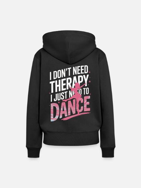 Tanzen Tänzer Tanzen - Frauen Premium Bio Hoodie - Schwarz