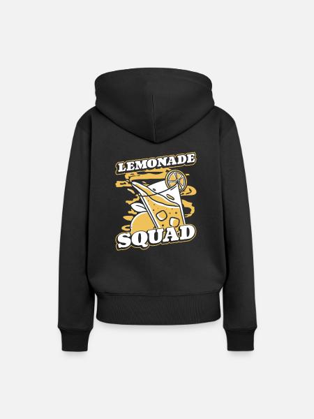 Limonaden Zitronensaft - Frauen Premium Bio Hoodie - Schwarz
