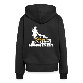Junggesellenabschied - Frauen Premium Bio Hoodie - Schwarz - Hinten - Julia (174cm)