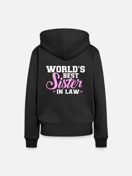 Schwägerin - Frauen Premium Bio Hoodie - Schwarz