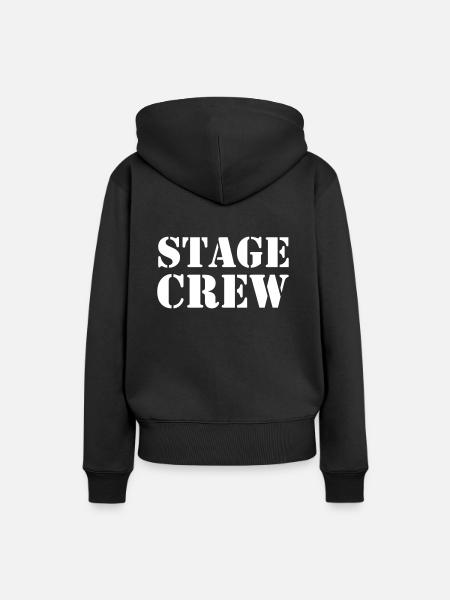 Crew - Frauen Premium Bio Hoodie - Schwarz