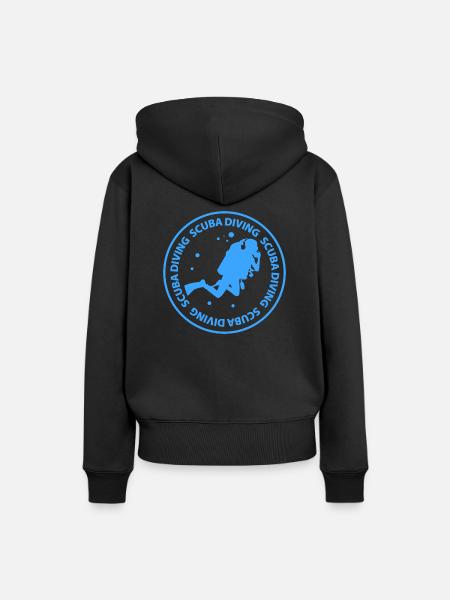 Gerätetauchen - Frauen Premium Bio Hoodie - Schwarz
