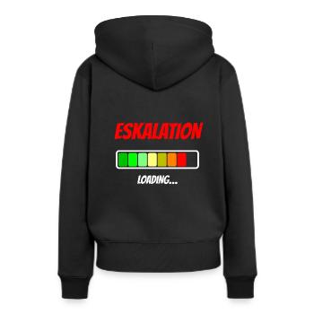 Escalade chargement barre de chargement escalade partie - Sweat à capuche Premium bio Femme - noir - Dos - Julia (174cm)