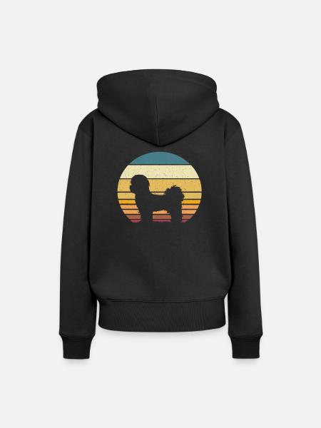 Shih Tzu - Frauen Premium Bio Hoodie - Schwarz