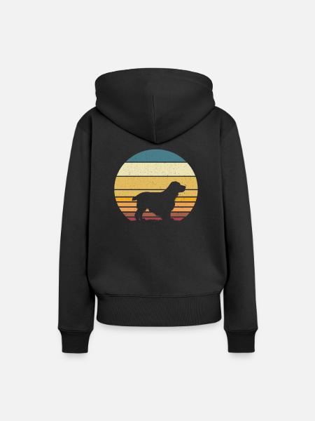 Cocker Spaniel - Frauen Premium Bio Hoodie - Schwarz