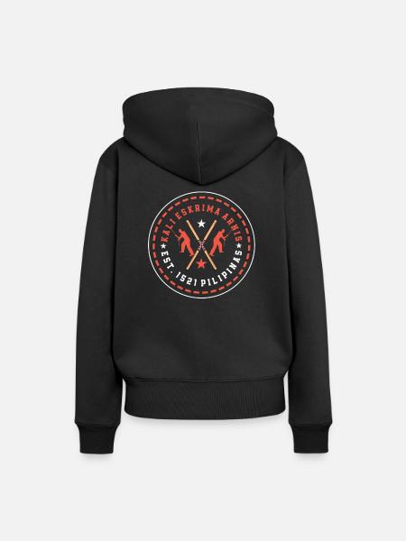 Kali Eskrima Arnis Philippinen - Frauen Premium Bio Hoodie - Schwarz