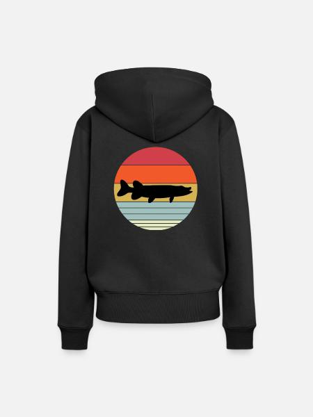 Hecht - Frauen Premium Bio Hoodie - Schwarz