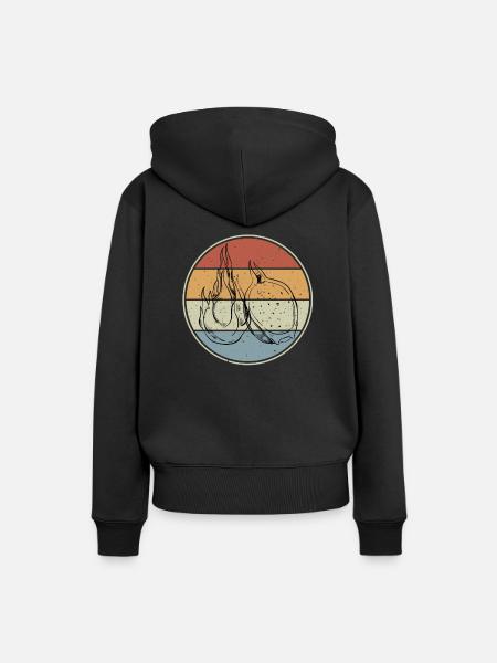 Drachenfrucht - Frauen Premium Bio Hoodie - Schwarz