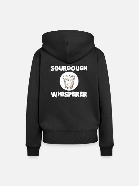 Sauerteigflüsterer - Frauen Premium Bio Hoodie - Schwarz