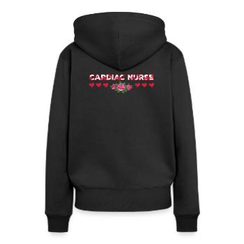 Retro Ferry Vêtements Porte-conteneurs - Sweat à capuche Premium bio Femme - noir - Dos - Julia (174cm)