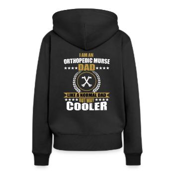 Retro Fährschiff Bekleidung Containerschiff - Frauen Premium Bio Hoodie - Schwarz - Hinten - Julia (174cm)