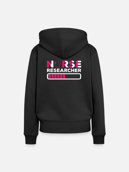 Pflegeforscher In Ausbildung - Frauen Premium Bio Hoodie - Schwarz