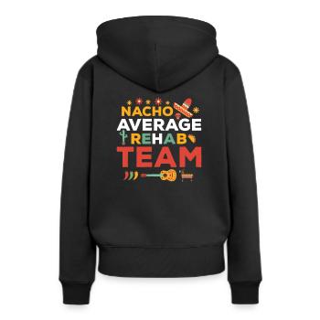 Nacho Average Rehab Team Mexican Fiesta - Sweat à capuche Premium bio Femme - noir - Dos - Julia (174cm)