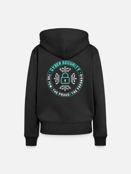 Cybersicherheit - Frauen Premium Bio Hoodie - Schwarz