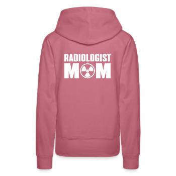 Radiologen Mama - Frauen Premium Bio Hoodie - Malve - Hinten - Isabella (175cm)