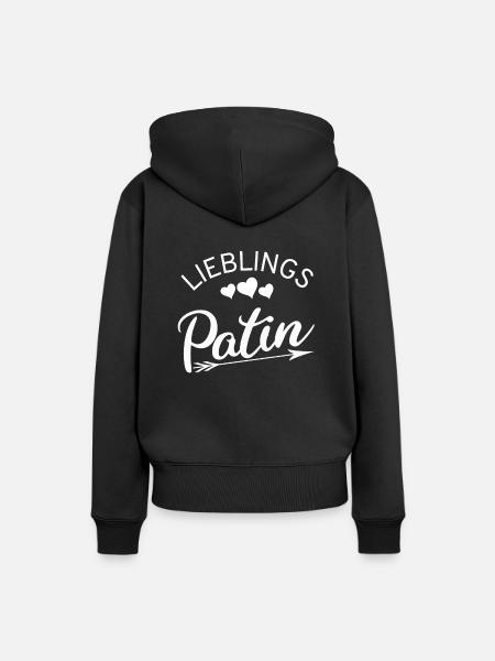 Patin - Frauen Premium Bio Hoodie - Schwarz