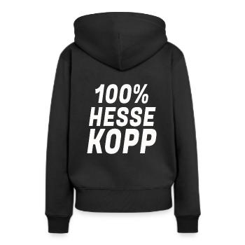 Hesse fête d’anniversaire de hesse drôle de sort - Sweat à capuche Premium bio Femme - noir - Dos - Julia (174cm)