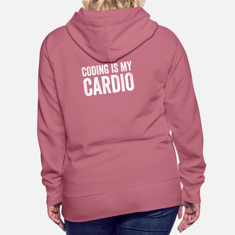 Funny programmer developer code humor quote Women’s Premium Organic Hoodie