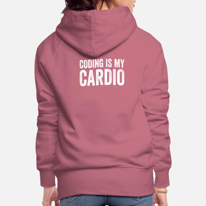 Funny programmer developer code humor quote Women’s Premium Organic Hoodie