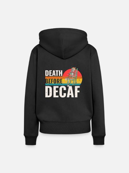 Tod Vor Dezaf - Frauen Premium Bio Hoodie - Schwarz