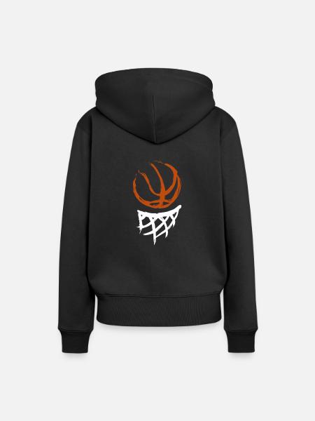 Basketball, Korb, Geschenk, Basketballer - Frauen Premium Bio Hoodie - Schwarz