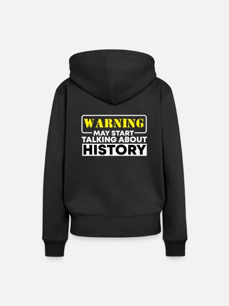 Historiker Geschichte - Frauen Premium Bio Hoodie - Schwarz