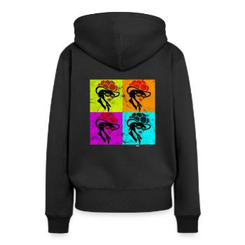 Black Forest girls gift for girls Bollenhut - Women’s Premium Organic Hoodie - black - Back - Julia (174cm)