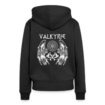 Valkyrie Valkyrie Viking Valhalla Odin - Sweat à capuche Premium bio Femme - noir - Dos - Julia (174cm)