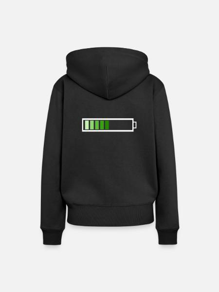 Ladebalken - Frauen Premium Bio Hoodie - Schwarz