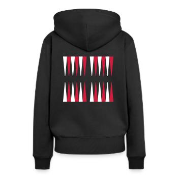 jacquet - Sweat à capuche Premium bio Femme - noir - Dos - Julia (174cm)