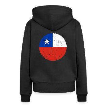 Chili - Sweat à capuche Premium bio Femme - noir - Dos - Julia (174cm)