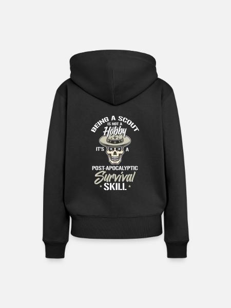 Pfadfinder Fähigkeit - Frauen Premium Bio Hoodie - Schwarz