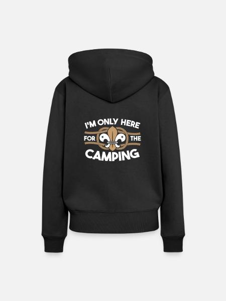 Pfadfinder Witzig - Frauen Premium Bio Hoodie - Schwarz