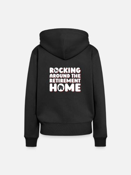 Rentner Rente Rentner - Frauen Premium Bio Hoodie - Schwarz