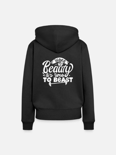 Gewichtheben Gewichtheber - Frauen Premium Bio Hoodie - Schwarz