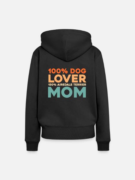 Airedale Terrier - Frauen Premium Bio Hoodie - Schwarz