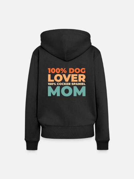 Cocker Spaniel - Frauen Premium Bio Hoodie - Schwarz