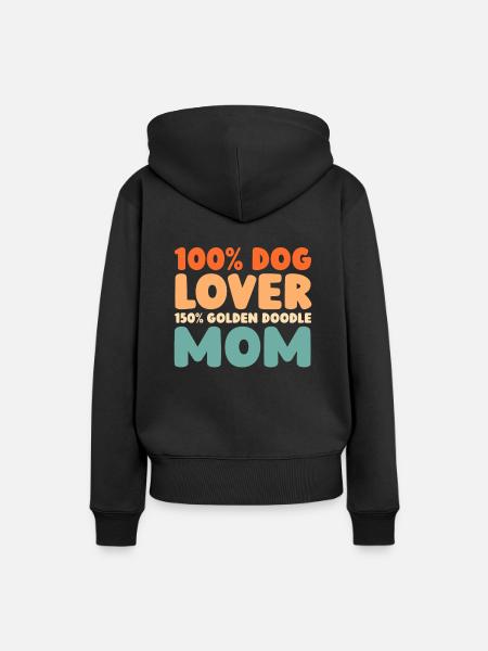 Golden Doodle - Frauen Premium Bio Hoodie - Schwarz