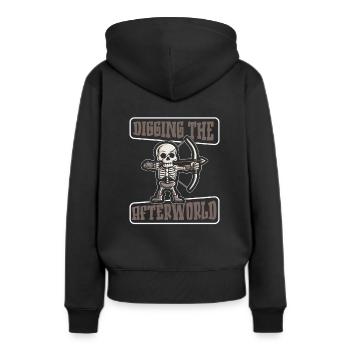 Archery Archery Archery Archer - Women’s Premium Organic Hoodie - black - Back - Julia (174cm)