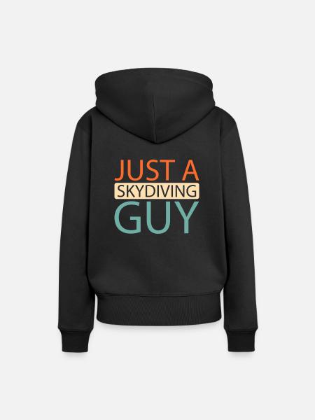 Fallschirmspringer Fallschirmspringen - Frauen Premium Bio Hoodie - Schwarz