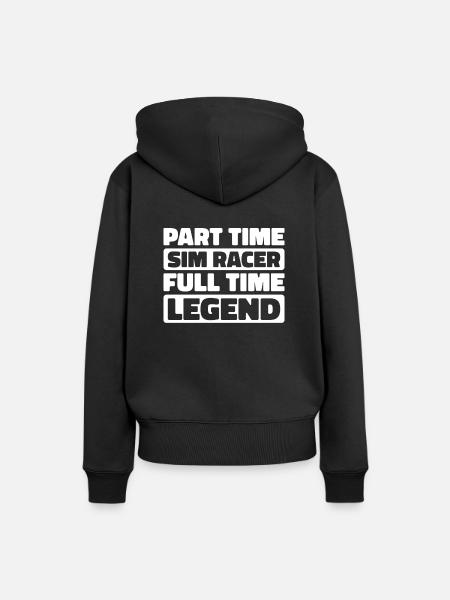 Sim Racing - Frauen Premium Bio Hoodie - Schwarz