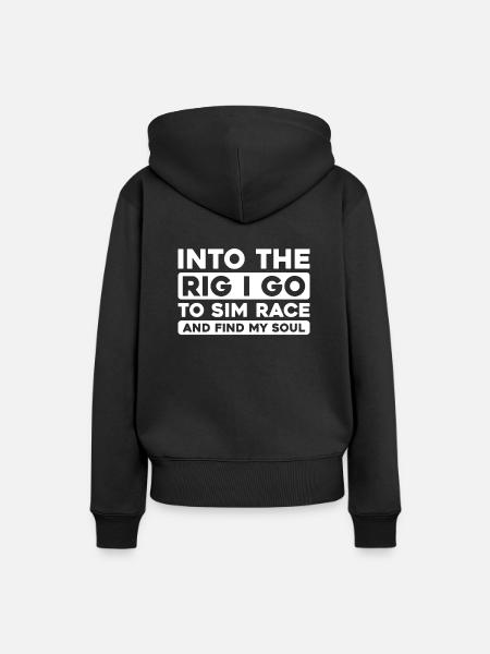 Sim Racing - Frauen Premium Bio Hoodie - Schwarz